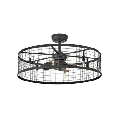 Finnigan 24W 4 LED Fandelier 17.25 Inch Tall and 30 Inch Wide by Hinkley - 904730FMB-LIA
