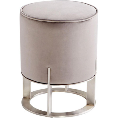 Mr. Winston Ottoman 14.25 Inch Wide by 18.75 Inch High by Cyan - 09593
