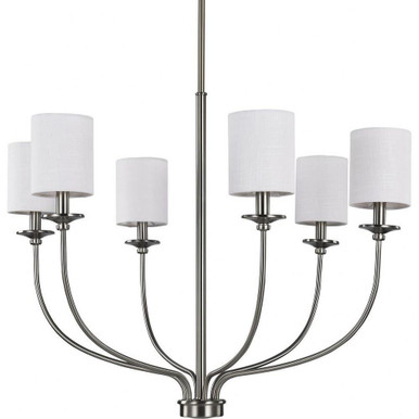 Bonita 6 Light Large Chandelier by Progress - P400227