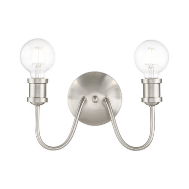 Lansdale 2 Light Vanity Light 13.5 Inch Wide by Livex - 16572-91