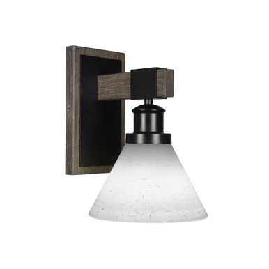 Tacoma 1 Light Wall Sconce 10.25 Inch Tall by Toltec - 1841-7-1025-