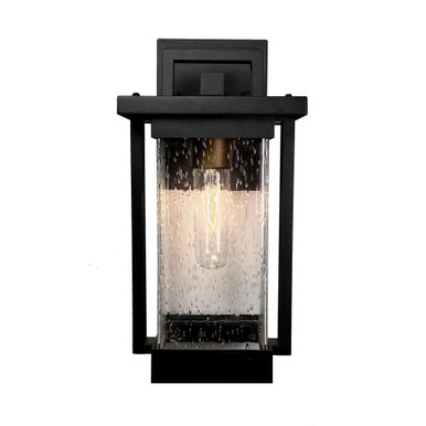 Port Charlotte 1 Light Outdoor Wall Mount by Artcraft - AC8022BK