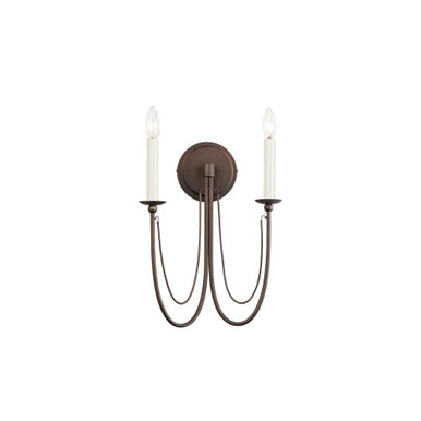 Plumette 2 Light Candle Style Wall Sconce by Maxim - 12161