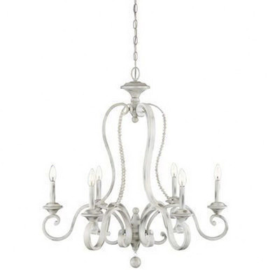 Newport 6 Light Chandelier 33.75 X 31.75 Inch Wide by Designers Fountain - 94386-CWW