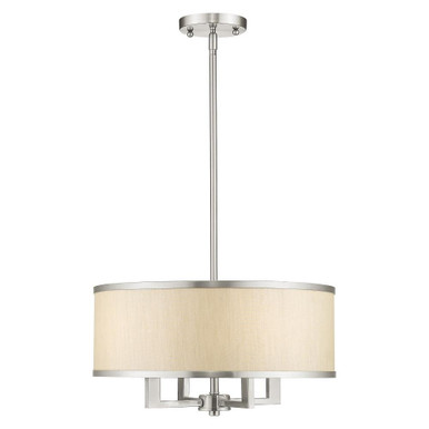 Newcomen Grove 4 Light Small Drum Shaped Chandelier by Bailey Street Home - 218-BEL-1653883