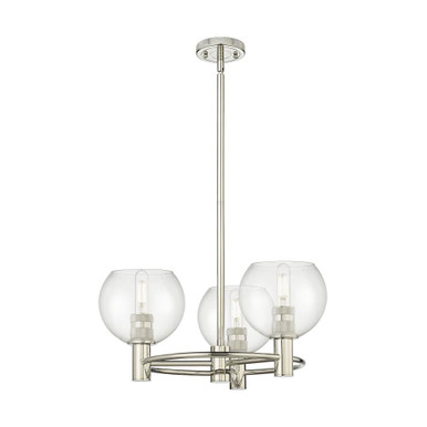 Crown Point 3 Light Stem Pendant 8.38 Inch and 20 Inch Wide by Innovations - 434-3CR-PN-G122-6