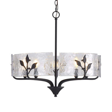 Bloem 5 Light Pendant 22 Inch Tall and 24 Inch Wide by Golden - 4503-5P