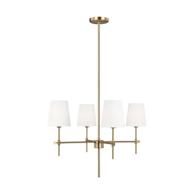Baker 4 Light Medium Chandelier by Visual Comfort Studio - 3187204