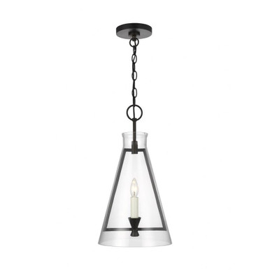Keystone 1 Light Medium Pendant by Visual Comfort Studio - cp1081ai