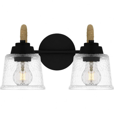 Seabreeze 2 Light Vanity Light by Quoizel - SEB8614MBK
