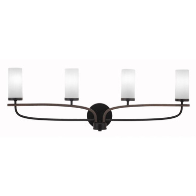 Monterey 4 Light Vanity Light 32.25 Inch Length by Toltec - 2914-GPDW-800