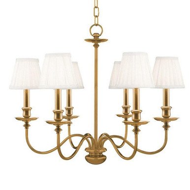 Menlo Park 6 Light Medium Chandelier by Hudson Valley - 4036