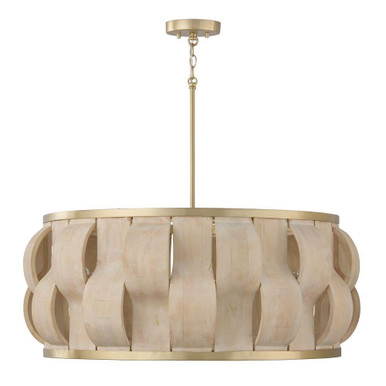 Willa 6 Light Pendant 13.5 Inch Tall and 32 Inch Wide by Capital - 357561MA