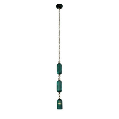 Verde 1 Light Mini Pendant by Kalco - 519611STB