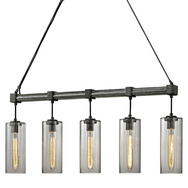 Union Square 5 Light Mini Linear Island by Troy - F5915