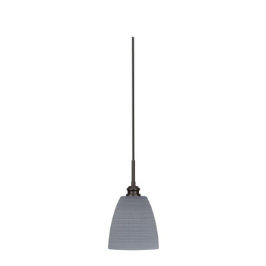 Edge 1 Light Small Cord Pendant 13 Inch Tall by Toltec - 1152-ES-4072
