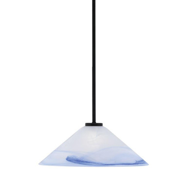 Sandia 1 Light Stem Mini Pendant 6.25 Inch Tall and 16 Inch Wide by Toltec - 6201-625-16