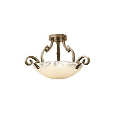 Ibiza 3 Light Inch Wide Semi Flush Mount by Kalco - 4269