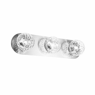 Burlat 75W 3 LED Bath Vanity 6 Inch Tall and 24.5 Inch Wide by Dainolite - BUR-3W