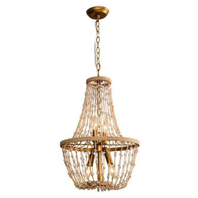 Candela Court 40W 4 LED Chandelier 64 Inch and 42 Inch Wide by BSH - 2615-BEL-5329203