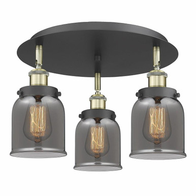 Bell 3 Light 16.75 Inch Wide Flush Mount by Innovations - 916-3C-G5
