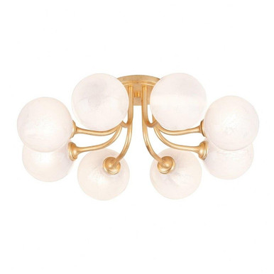 Onyx 8 Light 24.75 Inch Wide Semi Flush Mount by Corbett - 332-08-VGL