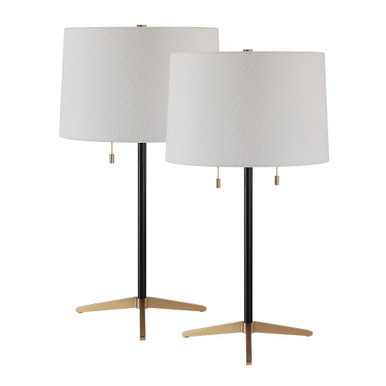 Orono 2 Light Table Lamp (Set of 2) 25 Inch and 14 Inch Wide by Renwil Inc - LPT1265-SET2