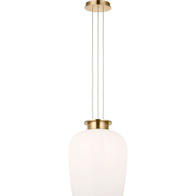 Vetro 16.2W 1 LED Pendant 26.9 Inch Tall by Visual Comfort Modern - SLPD623