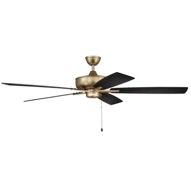 Super Pro 60 Inches Five Blade Ceiling Fan by Craftmade - S60SB5-60BWNFB