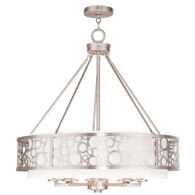 Avalon 6 Light Medium Chandelier by Livex - 86796-91