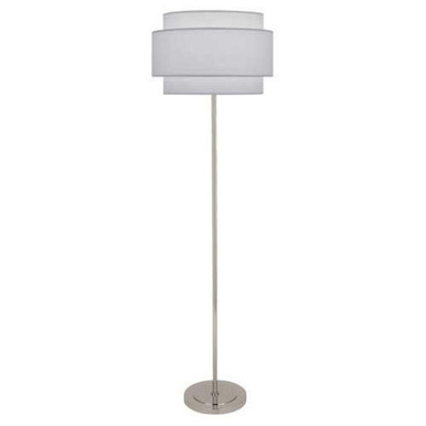 Decker 1 Light Floor Lamp 10.5 Inches by 62.63 Inches High by Robert Abbey - DeckerF62