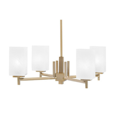 Franklin 4 Light Chandelier 9 Inches Tall and 19 Inches Wide by Toltec  - 1204-GP-541
