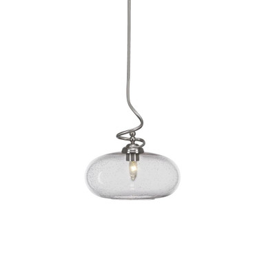 Capri 1 Light Medium Stem Pendant 17.25 Inch Tall by Toltec - 900-131725