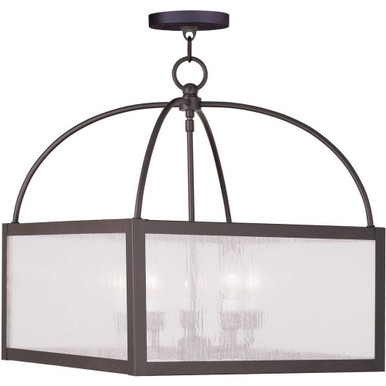 Milford 3 Light Small Pendant by Livex - 4055