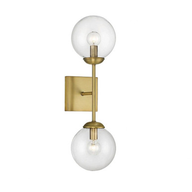 2 Light Wall Sconce 20 Inch Tall by Meridian - M90001