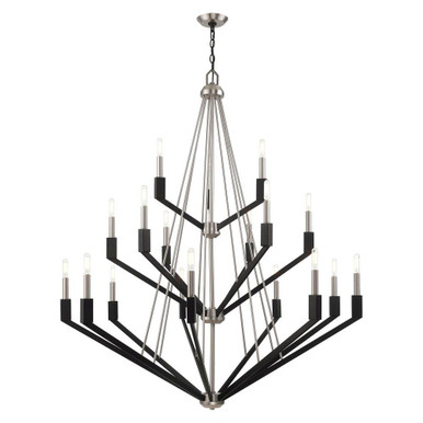 Beckett 18 Light Foyer Chandelier by Livex  - 51169-91