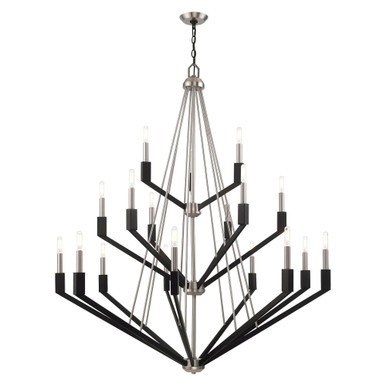 Beck Cliff 18 Light Oversized Foyer Candle Style Chandelier by BSH - 218-BEL-2944732