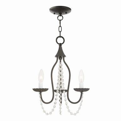 Alessia 3 Light Mini Chandelier by Livex - 40793
