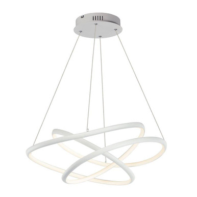 Twisted 83W 1 LED Light Oversized Pendant by ET2 - E30645-MW