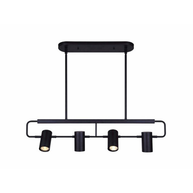 Leal  4 Light Track Light by Canarm Inc - IST697B04BK10