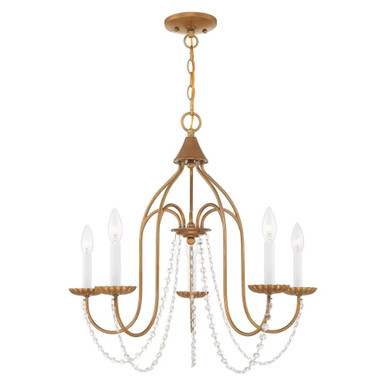 Alessia 5 Light Medium Chandelier by Livex - 40795