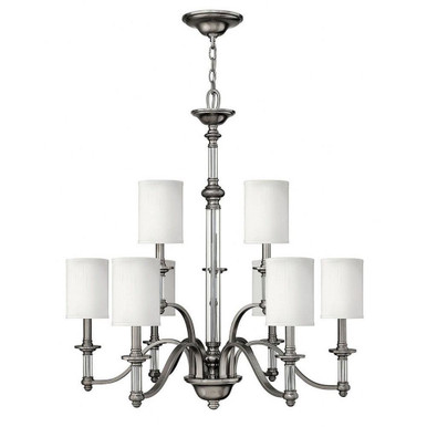 Sussex 9 Light Large 2 Tier Chandelier by Hinkley - 4798