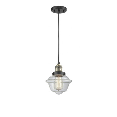 Oxford 1 Light Cord Hung Small Pendant by Innovations - 201C-G53