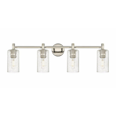 Crown Point 4 Light Bath Vanity 10.5 Inch X33.88 Inch Wide by Innovations - 434-4W-G434-7