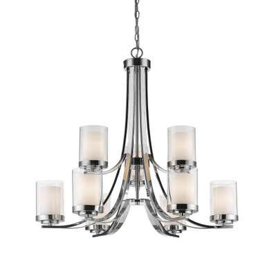 Browns Maltings 9 Light Chandelier 31.25 x 29.25 Inch by BSH - 372-BEL-2333971
