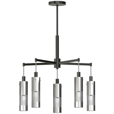 Grid 3 5 Light Medium Chandelier by George Kovacs - P1595-691