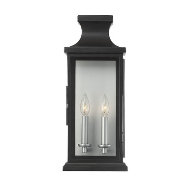 Brooke 2 Light Outdoor Wall Lantern by Savoy House - 5-5911-BK