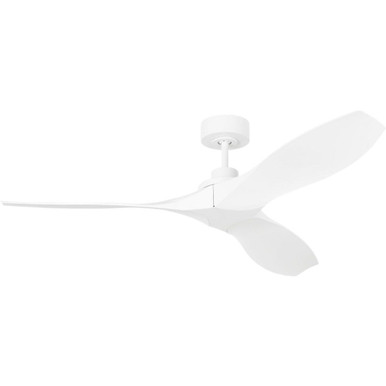 Collins 3 Blade Ceiling Fan 52 Inches Wide by Visual Comfort Fan - 3CLNCSM52
