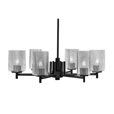 Franklin 6 Light Chandelier 9 Inches Tall and 24.5 Inches Wide by Toltec  - 1206-GP-541