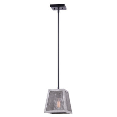 Nora 1 Light Small Pendant by Canarm Inc - IPL1065A01BBG